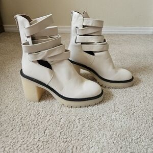 Free people Jesse Cutout Heeled Boots Size 38 /7